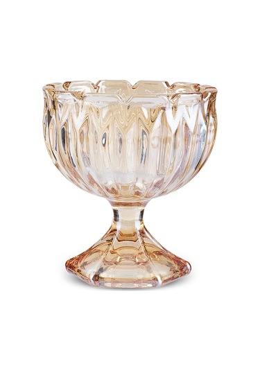 Karaca Terry İkili Lokumluk Seti Amber Sarı