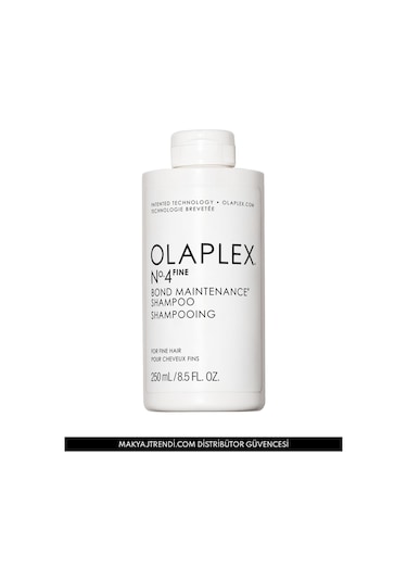 Olaplex No.4 Fine Bond Maintenance İnce Telli Saçlar İçin Bağ Güçlendirici Bakım Şampuanı 250 ML