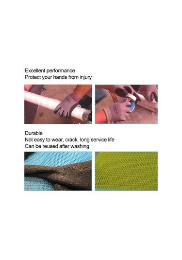 Sones Rahat Kaymaz Aşınmaya Dayanıklı Nitril Kauçuk Elektrikçi Çalışma Eldiveni, Beden: Xl