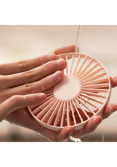 Mini Fan Taşınabilir Büyük Kapasiteli El Usb Şarj Edilebilir Yeşil L7ew1s Yeşil