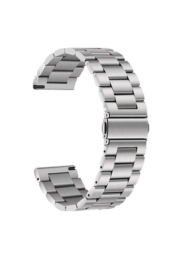 Galaxy Watch 42mm Clo Band-04 20mm Metal Kordon-gümüş