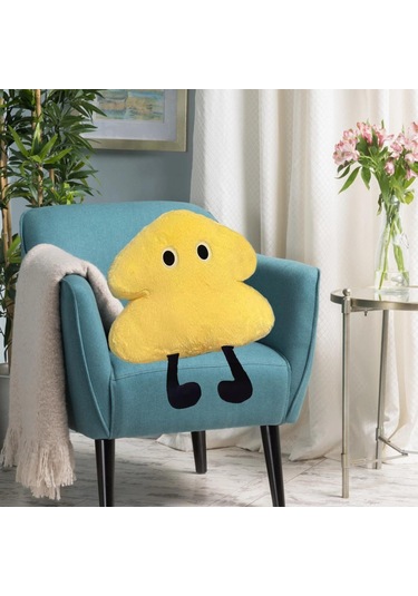 Suntek Yılbaşı Ağacı Yastık Karikatür Hediyesi Kanepe Sarı