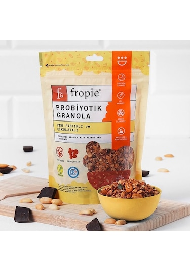 Fropie Probiyotik Granola - Yer Fıstığı & Çikolata 200 G