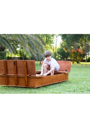 MANDU Ahşap Çocuk Kum Havuzu