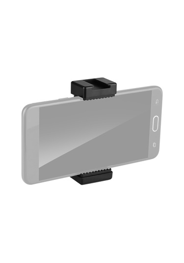 Suofeng Telefon Tutucu, İki 1/4" Vida Ve Soğuk Ayaklı Montaj, İphone Samsung Huawei Uyumlu, Tripod Monopod Uygun Siyah