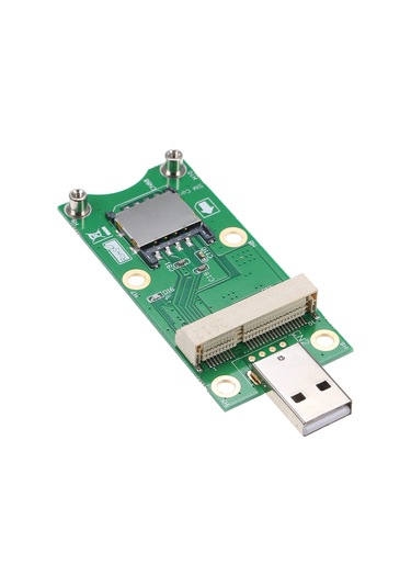 Springsun Mini Pcı-e'den Usb'ye Dönüştürücü Kart - Sım Kart Desteği İle 3g/4g Modül Geliştirme Ve Test Aracı