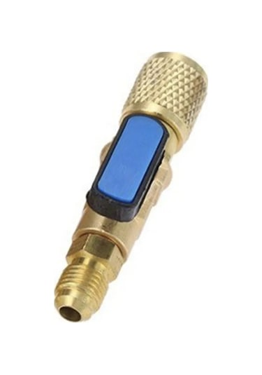 Küresel Pirinç Klima Gazı Vanası 1/4 Düz