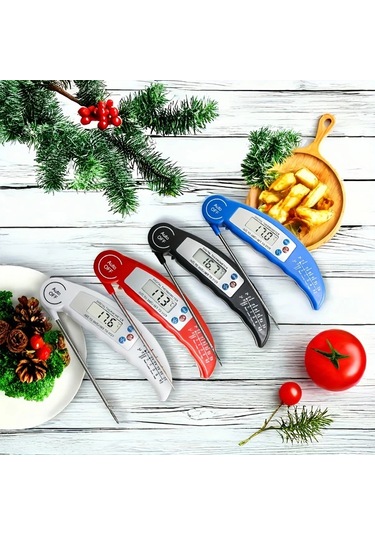 Fochsia Beyaz Hassas Et Suyu Yağ Ve Barbekü Pişirme Dijital Termometre