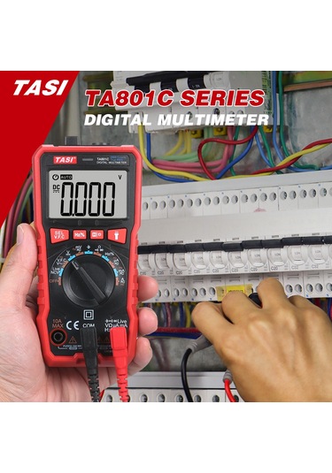 Reedark "profesyonel Tası Ta801c True Rms Otomatik Aralıklı Dijital Multimetre - Ncv, Ohm, Voltaj Ölçer"