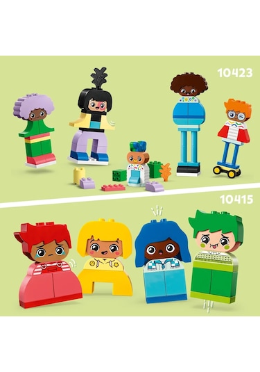 LEGO® DUPLO® Kasabası İnşa Edilebilen Duygulu İnsanlar 10423 3+ Eğitici Oyuncak Yapım Seti - 71 Parça