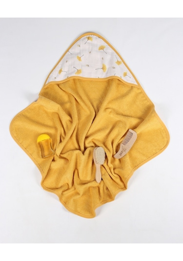 Luckka Pamuk Bebek Havlu Kundak Banyo Havlusu - Ztkundak 001