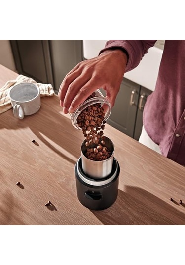 Go 5kbgr100bm Kablosuz Kahve Öğütücü Bataryasız Siyah Siyah