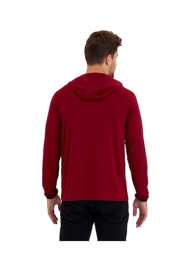 Adams Kapüşonlu Cepli Fermuarlı Hırka Sweatshirt