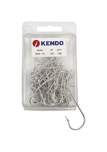Kendo 8033 Tin 2/0 100 Adet Olta İğnesi