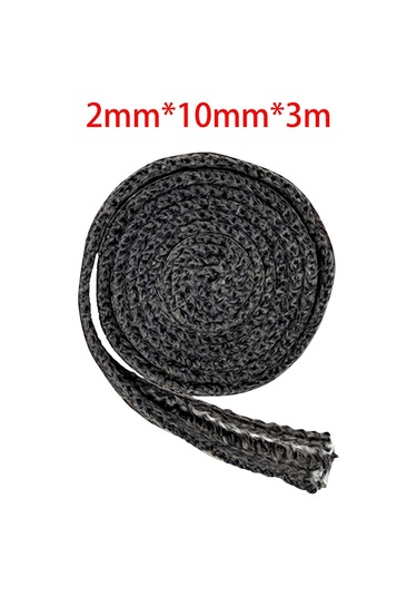 Suntek Soba Conta Bandı Siyah Kordon Fiberglas Kapı 2mmx10mmx300cm