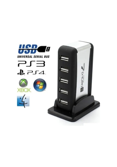 SpeedUF 7 Port Usb Çoklayıcı Usb Hub Adaptörlü Pc Notebook Usb Da