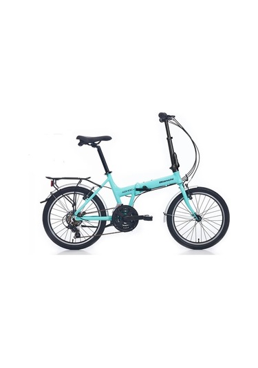 Bianchi 20j F21 Adhoc Foldıng 21v Katlanır Bisiklet - Mat Celeste Yeşil
