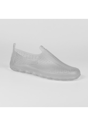 Unisex Şeffaf Kaydırmaz Tabanlı Ergonomik Tasarımlı Dayanıklı Plaj, Havuz, Deniz Ayakkabısı Beyaz