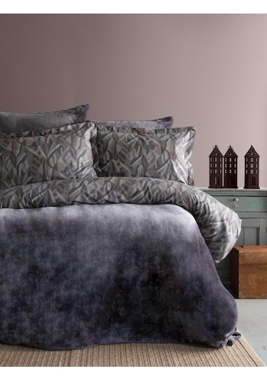 Apricitas My Touch Nevresim Tk.kadife Darcy Gri Tek Kişilik