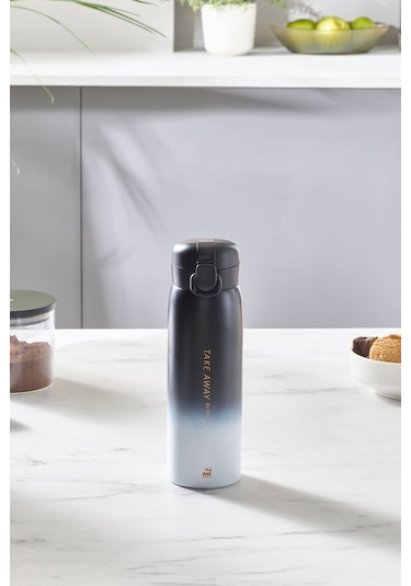 Karaca Skyfall Çelik Sızdırmaz Termos 500 ml Siyah