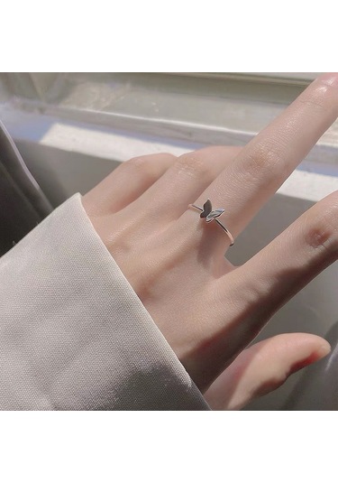 Kadınlar İçin Özel Olarak Tasarlanmış Benzersiz Düz Bantlı Yüzük No.39 Çok Renkli