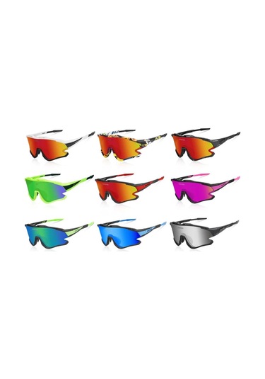 Queshark Polarize Anti-Uv Outdoor 4 Lens Ultra Hafif Spor Motorsi