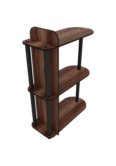 Dekoratif Yan Sehpa Ceviz Ceviz