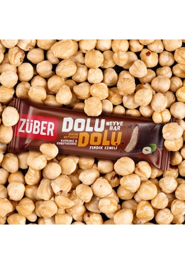 Züber Dolu Dolu Fındık Ezme Meyve Bar 30 Gr