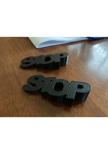 Stop Yazılı Kapı Stoperi