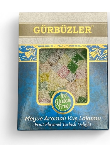 Gürbüzler Glutensiz Meyve Aromalı Kuş Lokumu 400 G