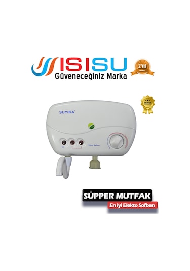 Mutfak Üstü Elektrikli Şofben 7500w 2011 Avrupa Altın Kalite Ödüllü