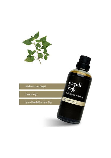 Sabunal Paçuli Yağı 100 ML - Aromaterapi ve Dengeleyici Yağ