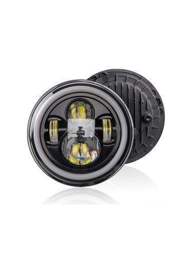 7 İnç 12v/24v 70w Led Motor Araç Farı - 6000k Beyaz Işık, Ip67 Su Geçirmez, 50000 Saat Ömür