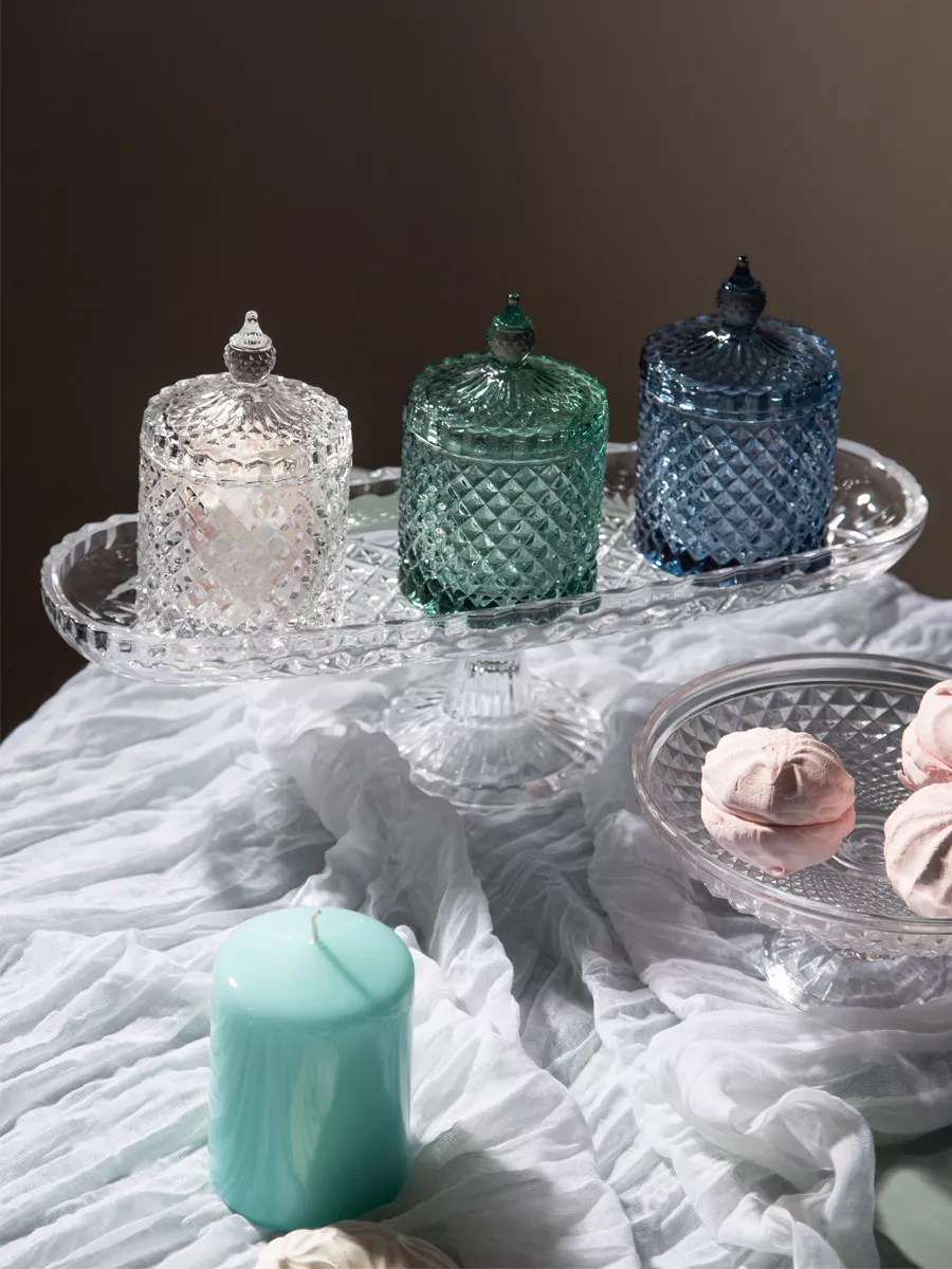 Lefard "dıamant" Şekerlik 250 Ml Kapaklı Cam 178969489