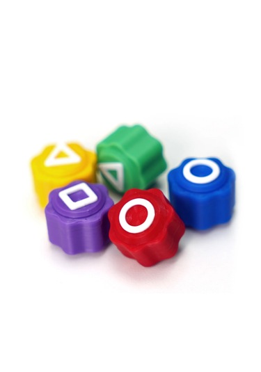 Squid Game Beş Taş - Kutulu Ve Kumlu Model - Renkli Taş Gonggi