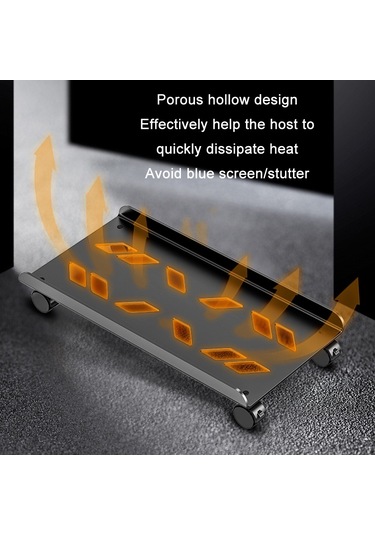 Sones Masaüstü Bilgisayar Ana Bilgisayarı Çıkarılabilir Braket Ofis Yükseltilmiş Raf 1,2 Mm Kalınlaştırılmış