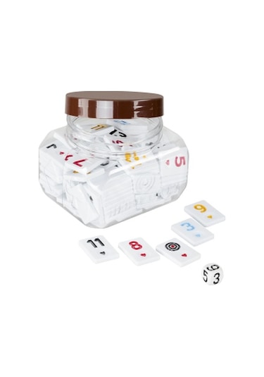 Hedef Okey Taşı Beyaz