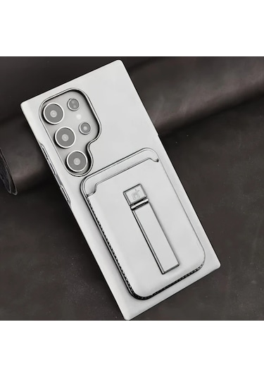 Turcoshop11 Samsung Galaxy S23 Ultra Manyetik Kapaklı Kılıf Dikme Standlı Koruma