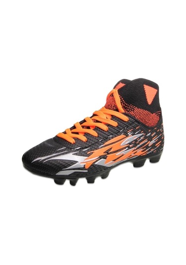 Mp Çocuk Siyah Turuncu Krampon Futbol Ayakkabısı 241-1701ft Siyah