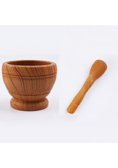 Eddya Sarımsak Ezici Kase Ezme Ev Kırma Kavanoz Harç Havaneli Mutfak Alet