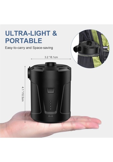Jialan Taşınabilir Hızlı Doldurma Hava Pompası 5000 Mah Hava