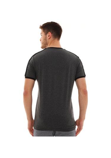 T8584 Dewberry Erkek T-shırt-antrasit Antrasit