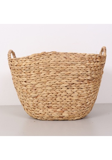 Sabad 53x32x36 Cm. Su Sümbülü Oval Sepet Bej