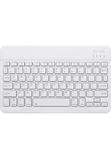 Kangvka Beyaz Bt Klavye-fare Seti 78 Tuşlu Şarj Edilebilir 0.6cm Ultra İnce 800-1600dpı Fare Çok Sisteme Uyumlu Diğer