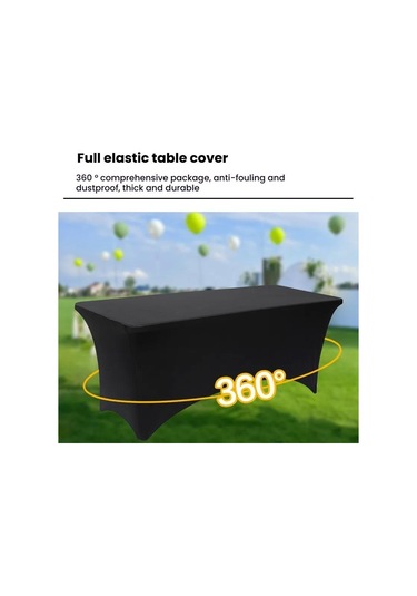 Sones 153x75x75 Cm Dikdörtgen Elastik Masa Örtüsü Otel Restoran Düğün Ziyafet Parti Uzun Masa Dekorasyonu Masa Örtüsü Yeşil Yeşil