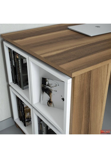 Variant Variant Box Çalışma Masası - Ceviz / Beyaz