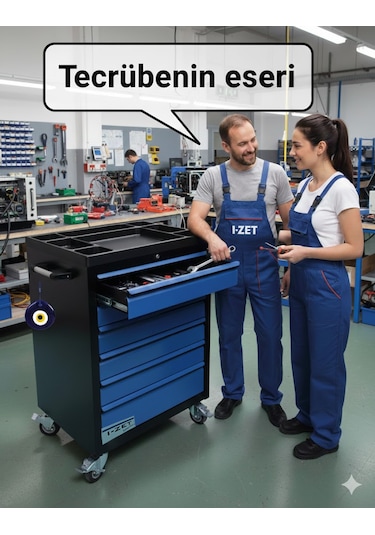 I-zet 5 Çekmeceli Takım Arabası Boş 90cmx60cmx44cm