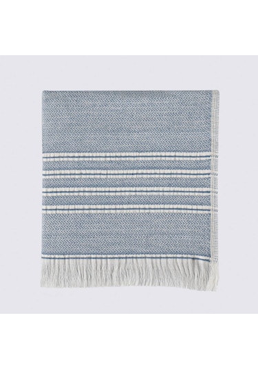 Ecocotton Elis Açık Mavi-krem 3 Parça Organik Mutfak Havlu Seti 40 X 60 Cm. Mavi - Krem