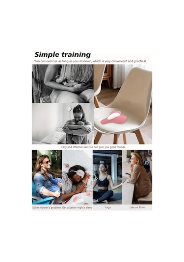 Elmpaly Kegel Egzersiz Aleti, Pelvik Taban Masajı, Oturaklı Titreşimli Kas Gevşetme Ev İçin Erkek Kadın