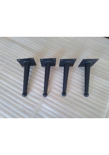 Demontepark Kanepe Ayağı Tv Ünitesi Ayağı Konik Ayak Metal Ayak(4 ADET)